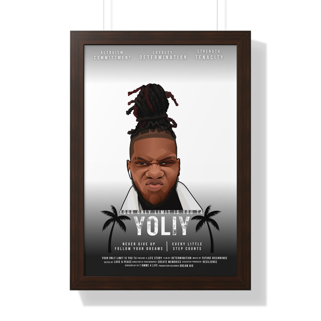 YOLIY T4 - Vertical (16X24) Founder Motivational Poster