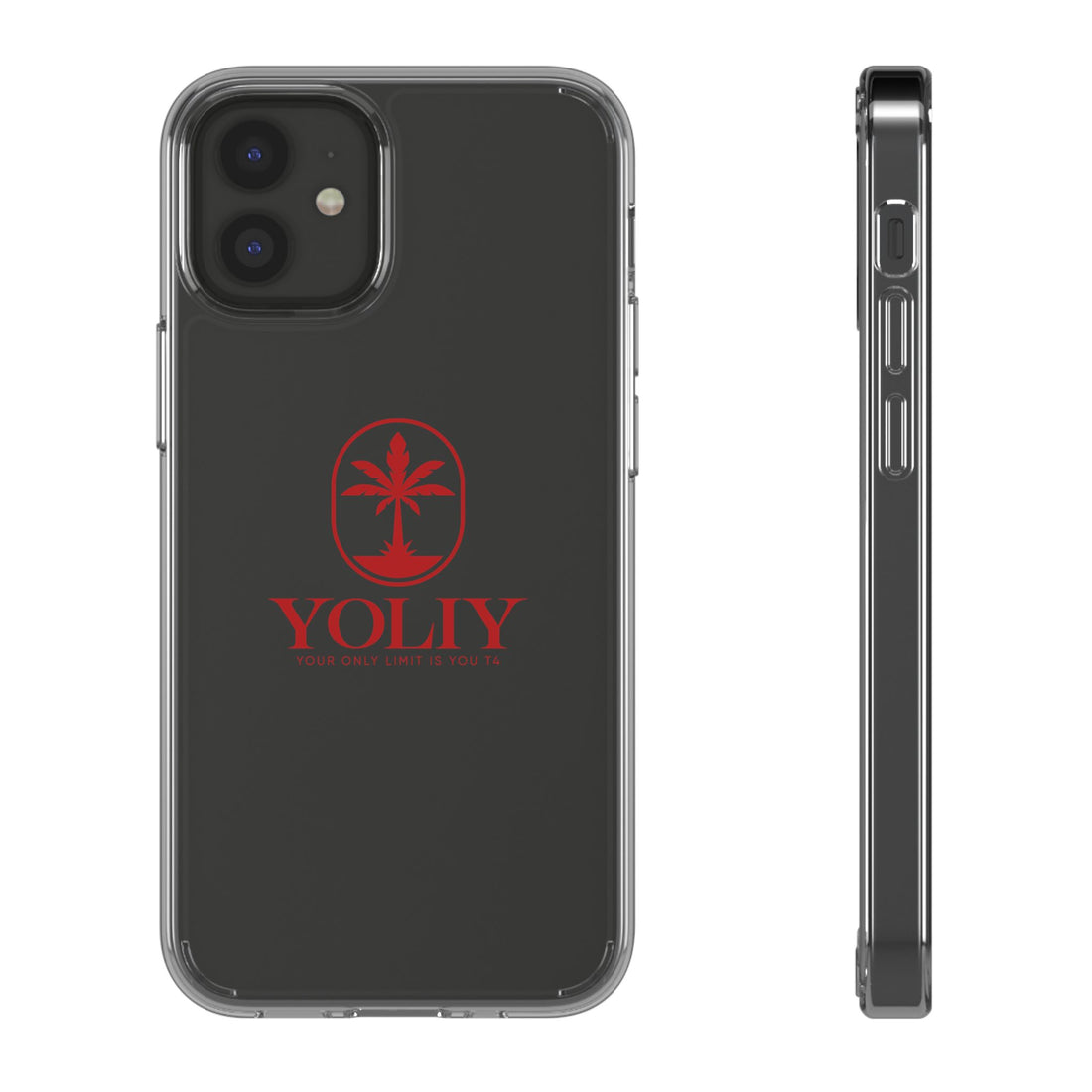 YOLIY T4 Transparent Palm Tree Phone Case