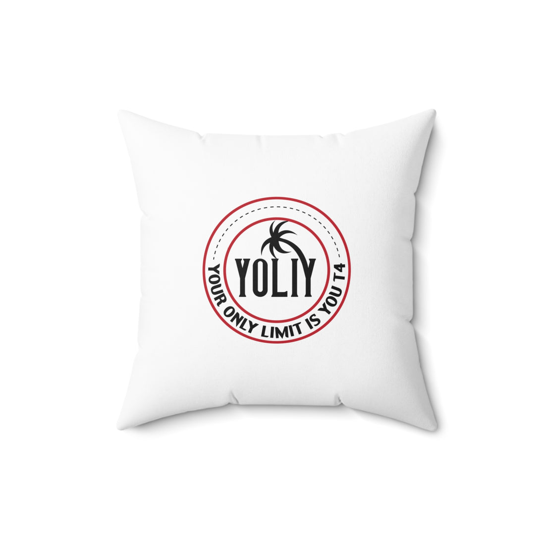 YOLIY T4 "White" Circle Palm Tree Circle Pillow