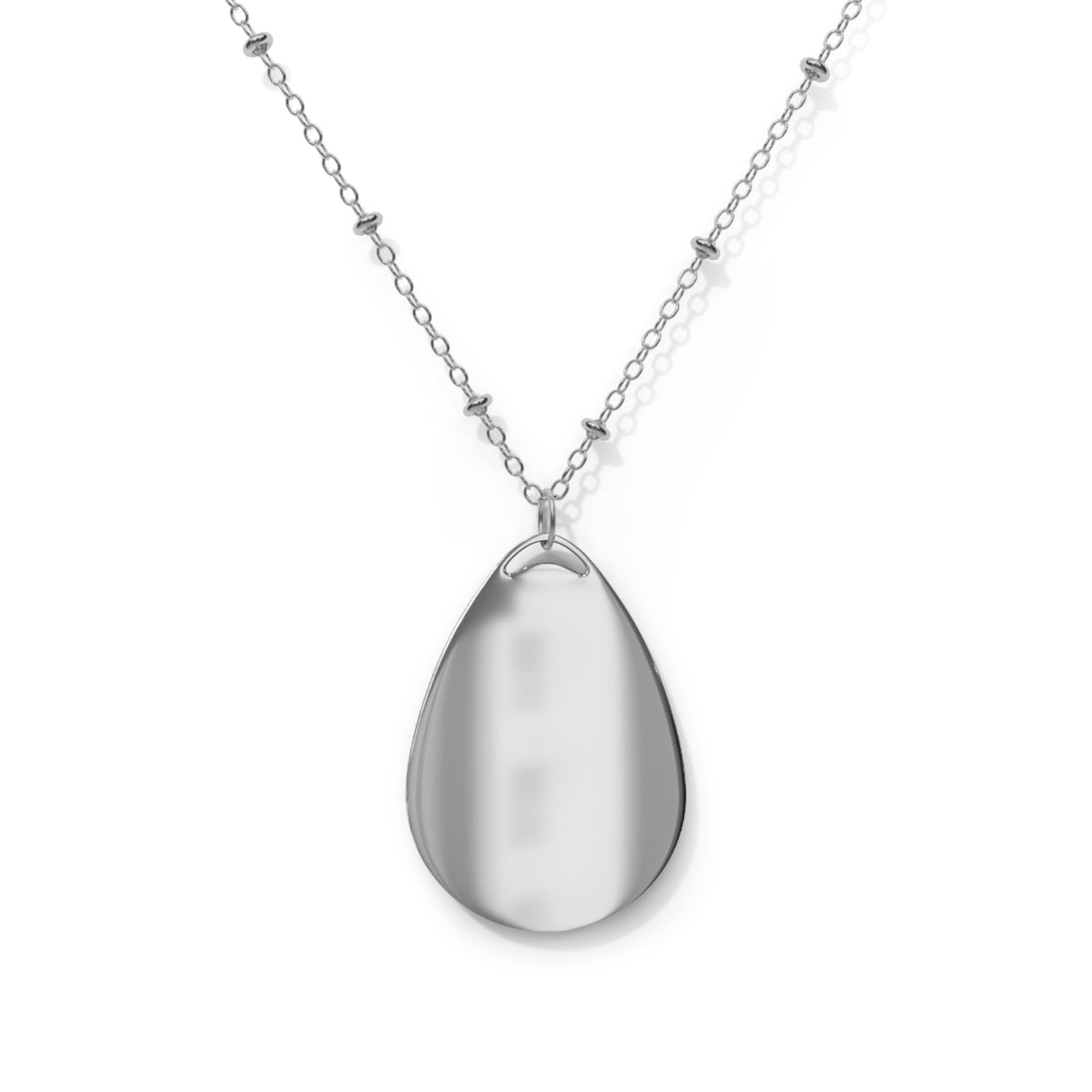 YOLIY T4 B.W.R Oval Necklace