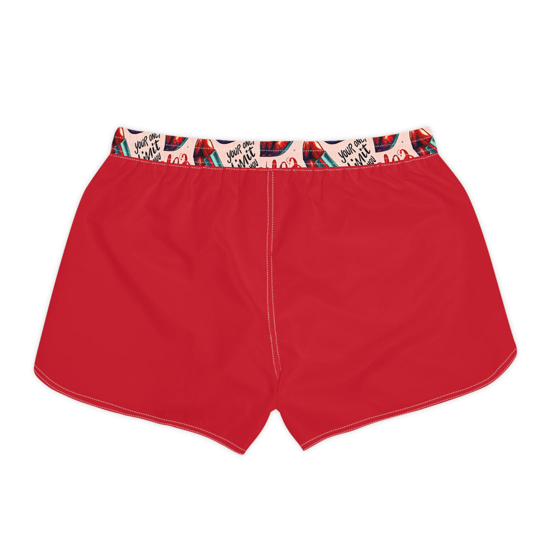 YOLIY T4 (Combined A1 Generated Design "Red" Women's  Shorts