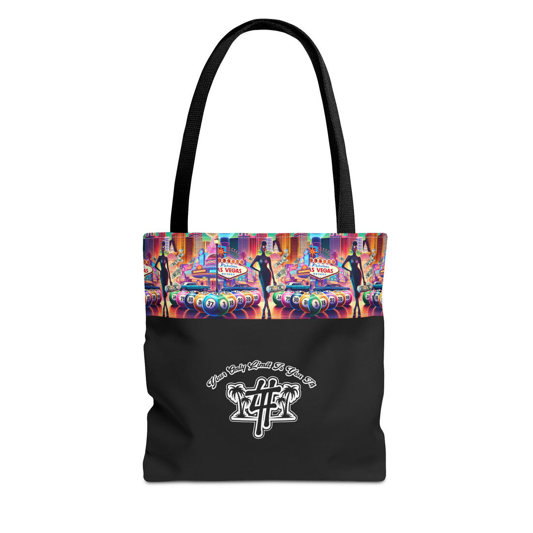 AI (Combined Generated) YOLIY T4  Las Vegas Bingo Tote Bag