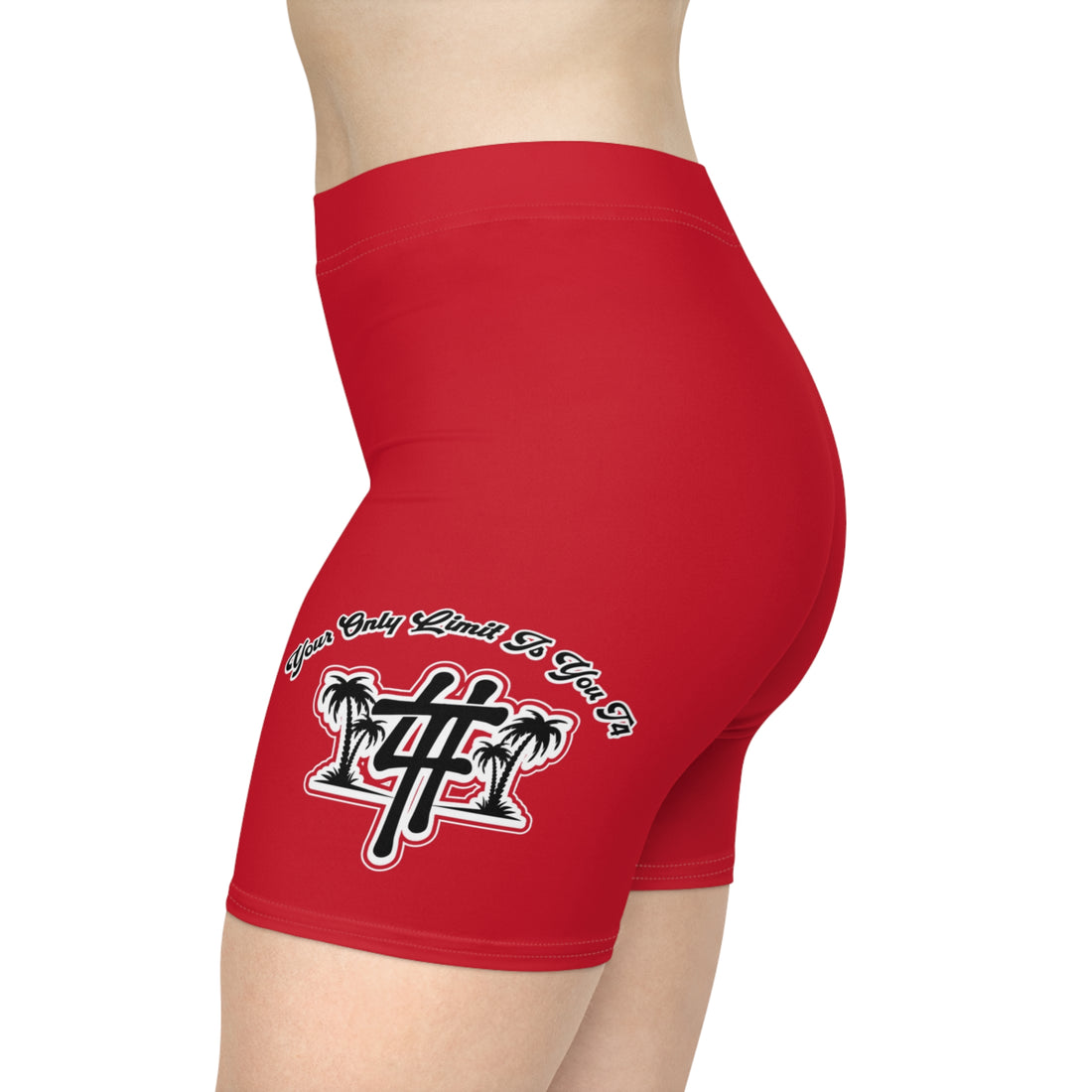 YOLIY T4 "Red" Women's Biker Shorts