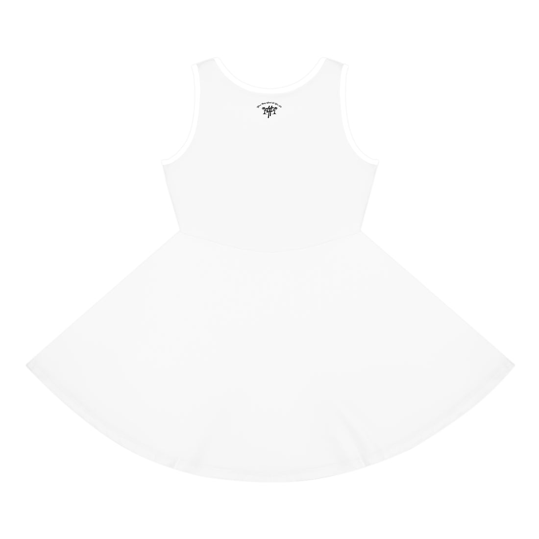 YOLIY T4 "White" Girls' Fun Sleeveless Sundress