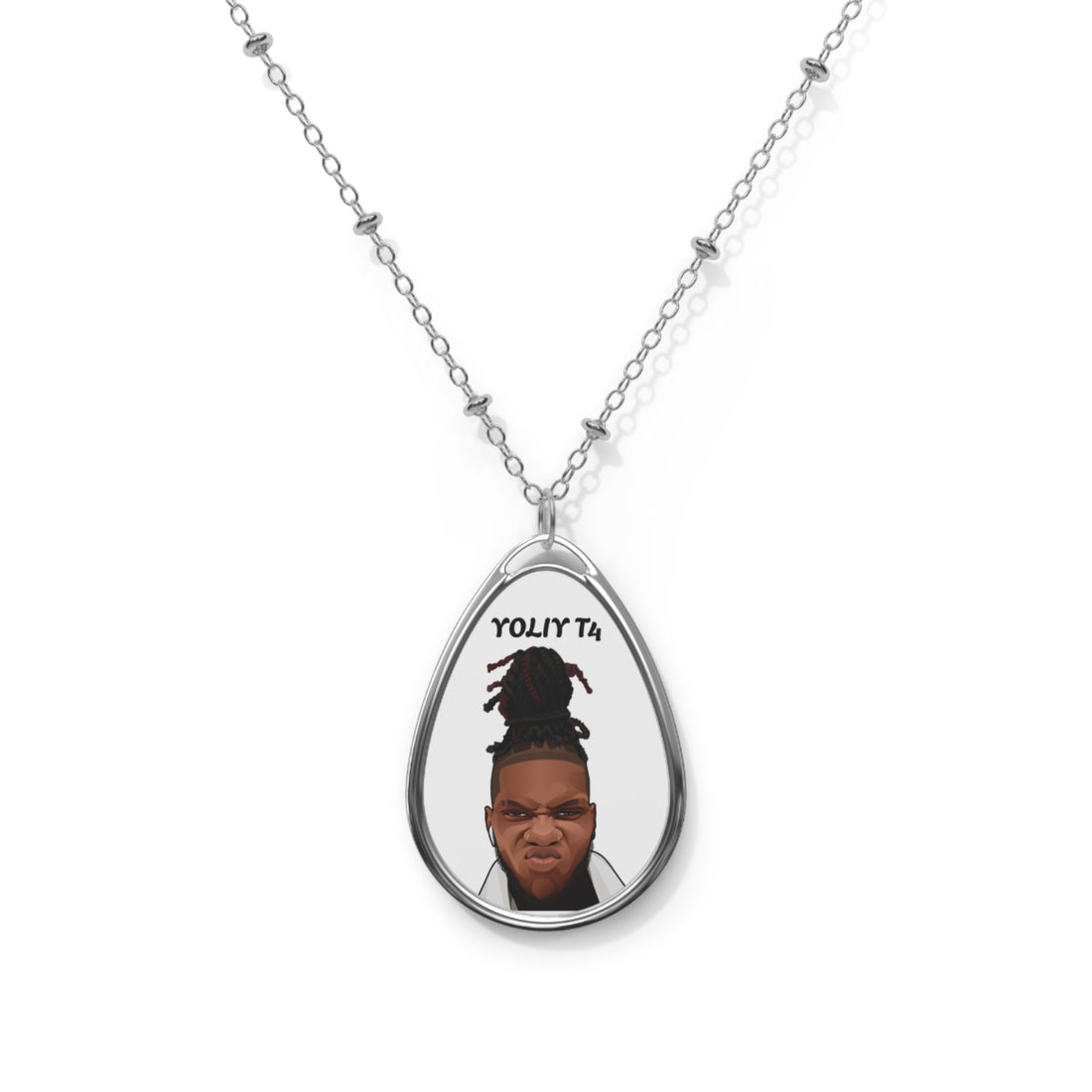 YOLIY T4 Founder Oval Necklace