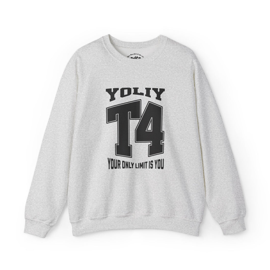 YOLIY T4 Big Block Motivational Unisex Sweatshirt