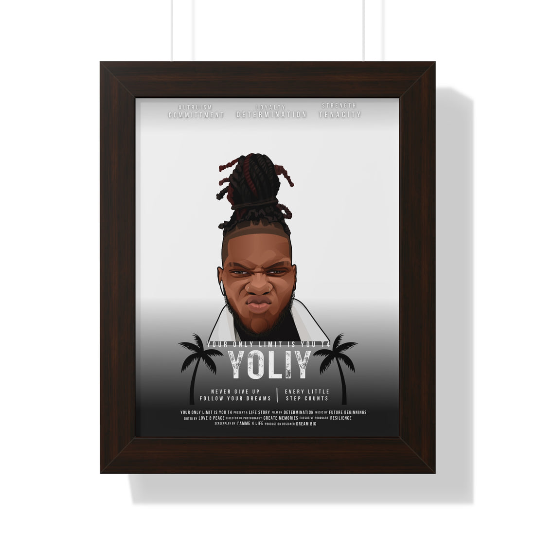 YOLIY T4 - Vertical (11x14) Founder Motivational Poster