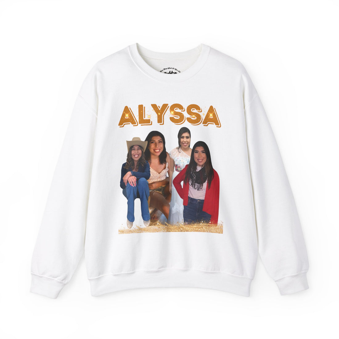 YOLIY T4 Custom Photo Crewneck Sweatshirt