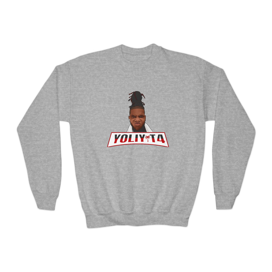 YOLIY T4 Youth Crewneck Sweatshirt