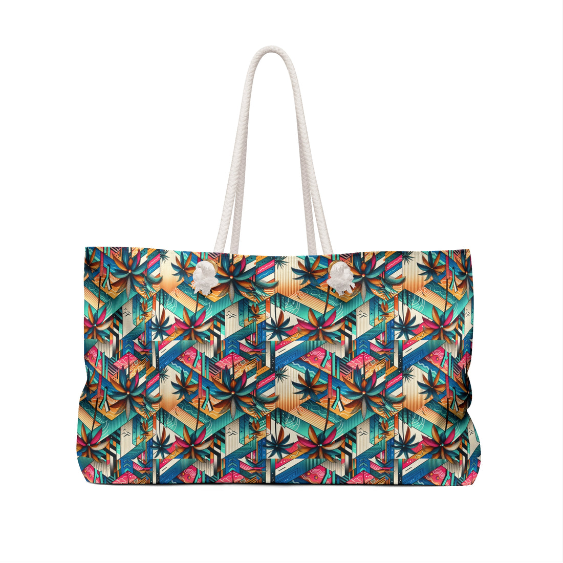 AI (Combined Generated) YOLIY T4 Tropical Paradise Weekender Bag