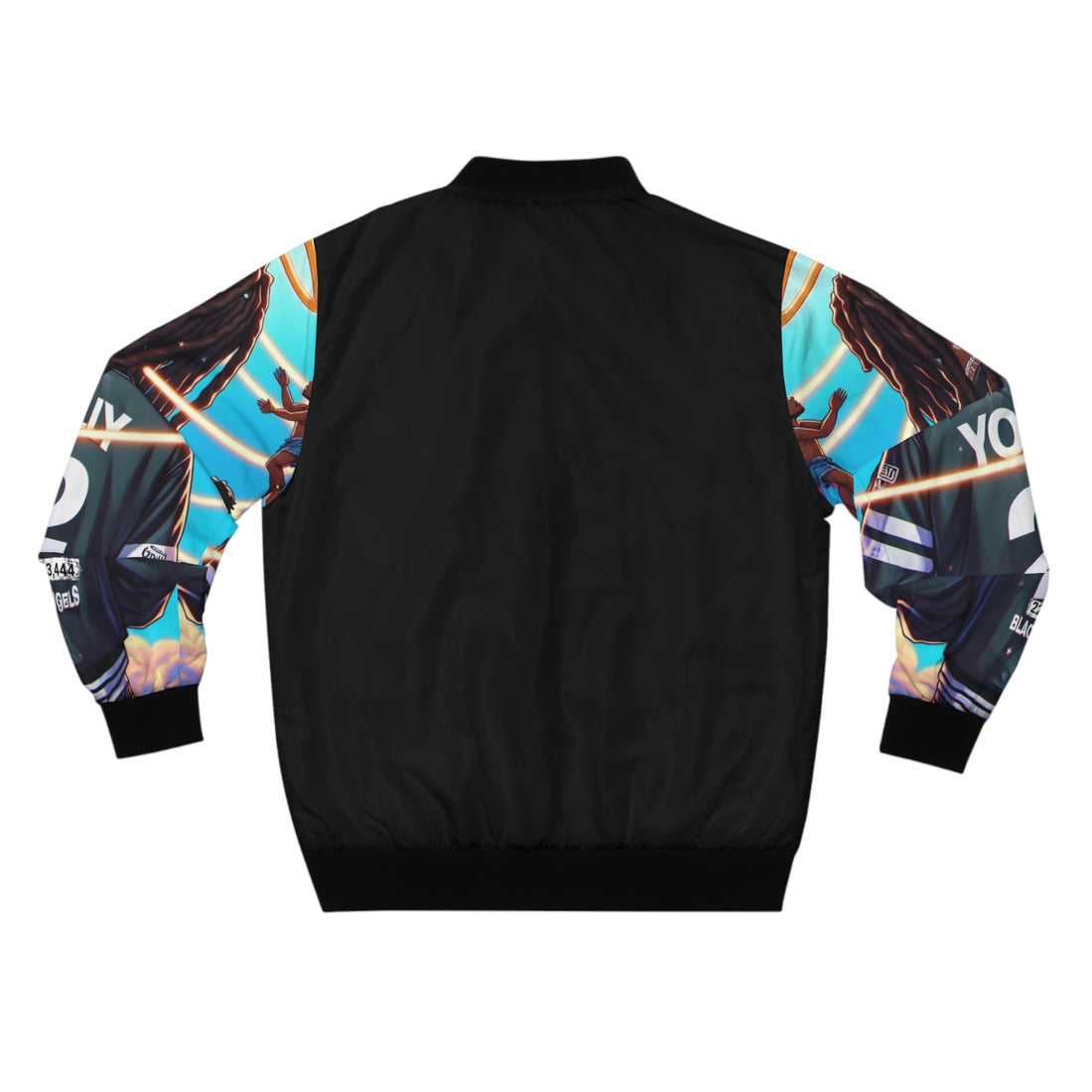 YOLIY T4 "Black" Angel "Bomber Jacket -