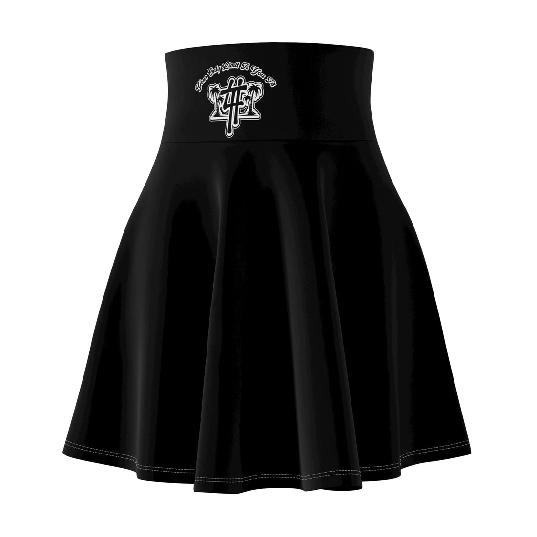 YOLIY T4 black skater skirt – high-waisted women’s streetwear